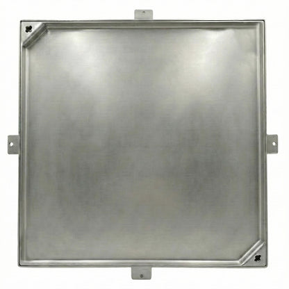LMC Stainless Steel 304 Manhole Cover – Square Floor Access Cover with Frame | Multiple Sizes Available