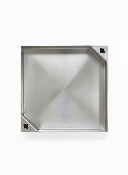 LMC Stainless Steel 304 Manhole Cover – Square Floor Access Cover with Frame | Multiple Sizes Available