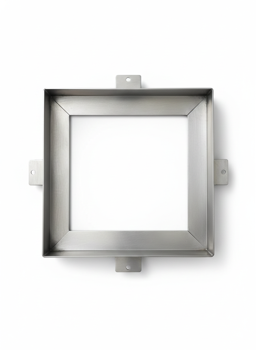 LMC Stainless Steel 304 Manhole Cover – Square Floor Access Cover with Frame | Multiple Sizes Available