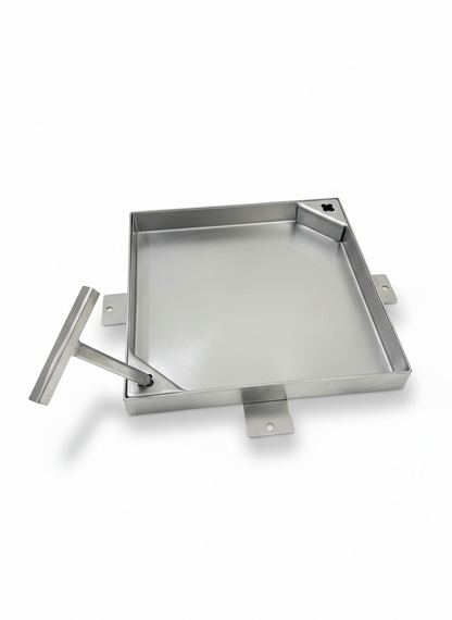 LMC Stainless Steel 304 Manhole Cover – Square Floor Access Cover with Frame | Multiple Sizes Available