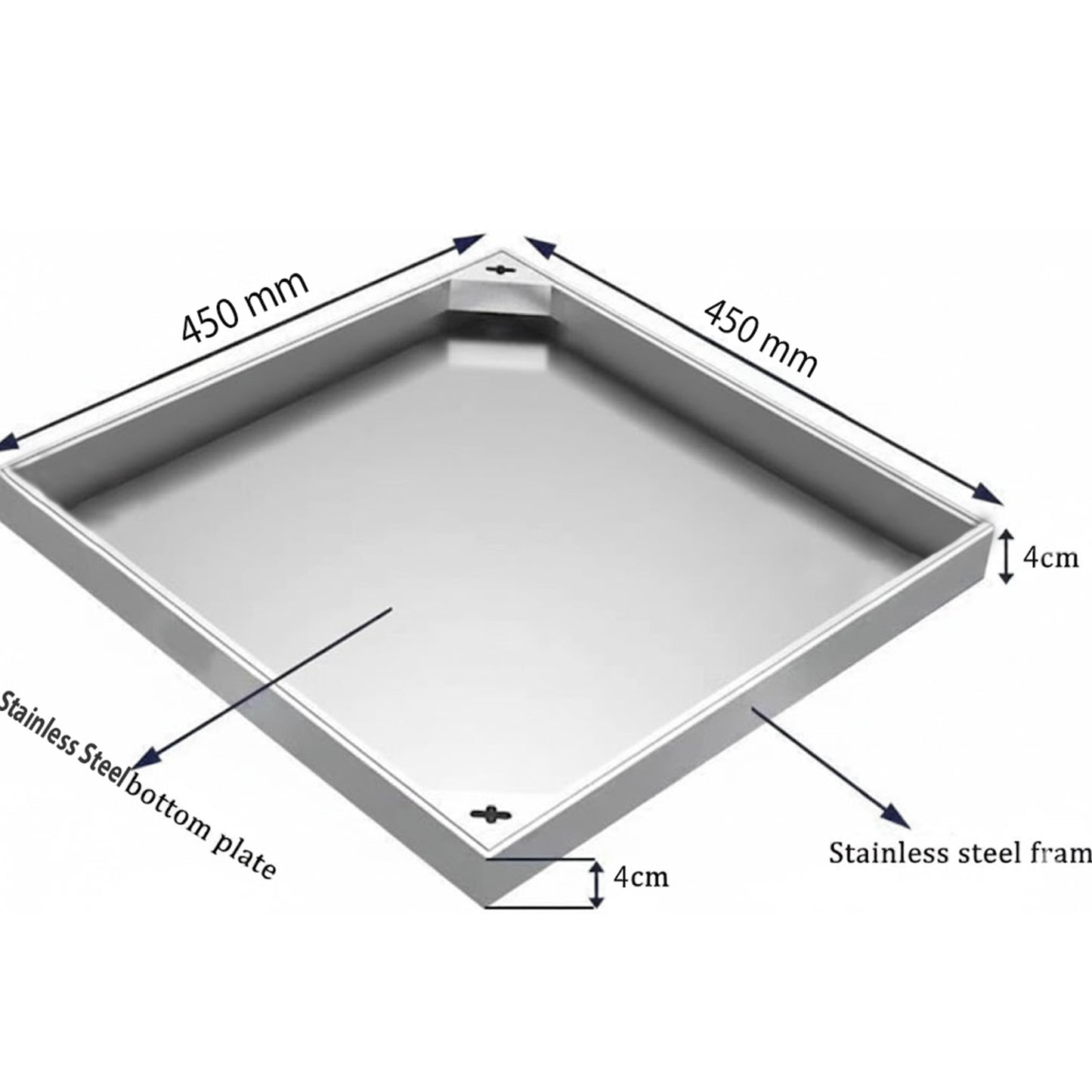 Stainless Steel 304 Manhole Cover – Light Duty – Stone Recessed Type | Lmc Drainage