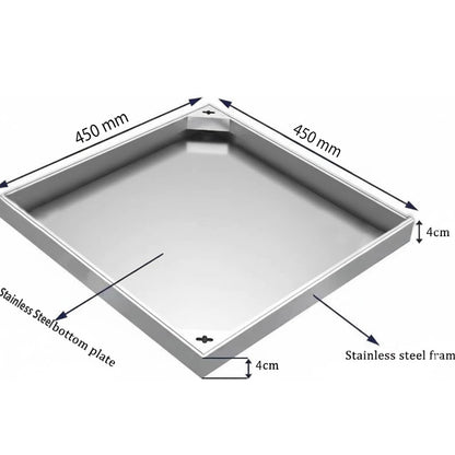 Stainless Steel 304 Manhole Cover – Light Duty – Stone Recessed Type | Lmc Drainage