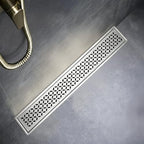 Lmc Floral Shower Drain Channel