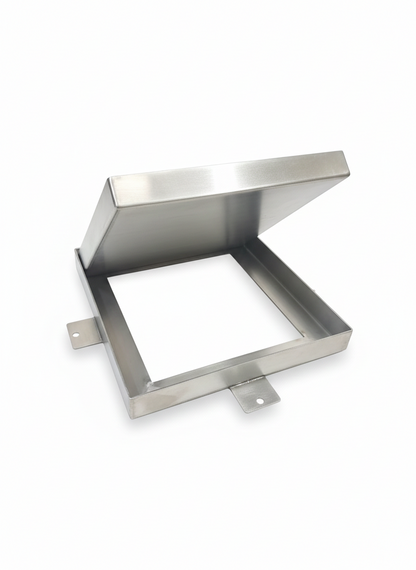 LMC Stainless Steel 304 Manhole Cover – Square Floor Access Cover with Frame | Multiple Sizes Available
