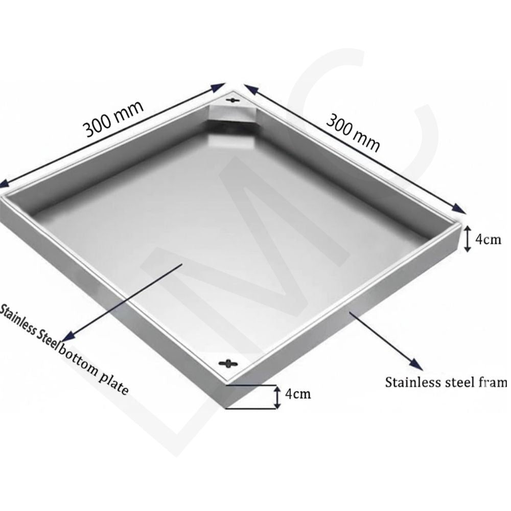 Stainless Steel 304 Manhole Cover – Light Duty – Stone Recessed Type | Lmc Drainage